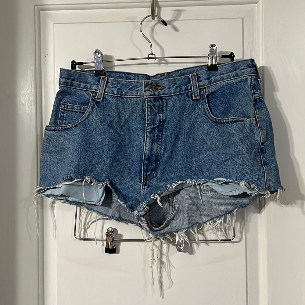 Denim high waisted Shorts
